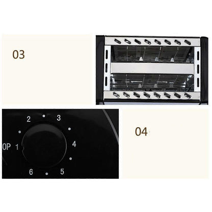2-Slice Wide Slot Stainless Steel Toaster | Home & Living - 4