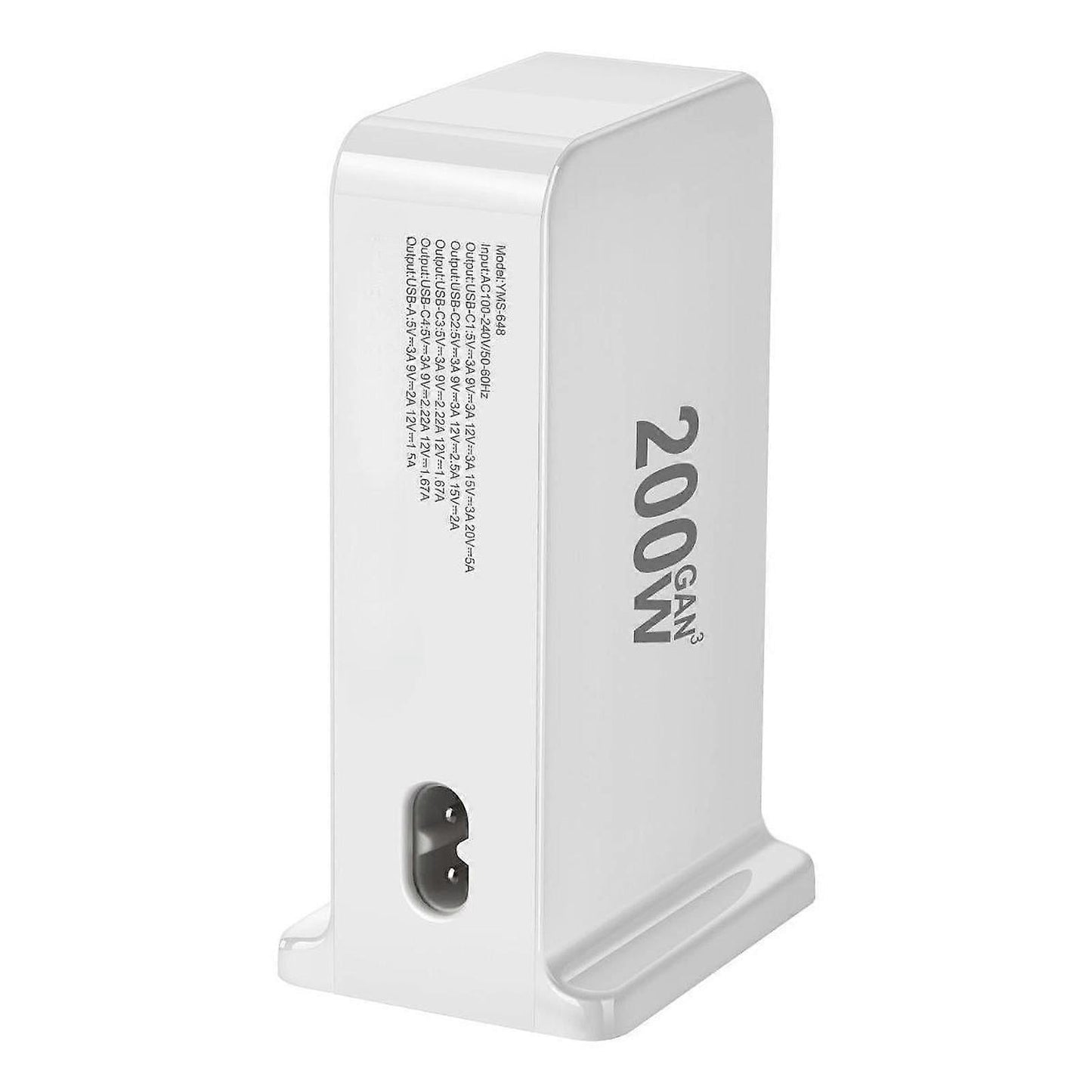 200W USB-C Desktop Charging Station 6 Port | Home & Living