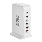 200W USB-C Desktop Charging Station 6 Port | Home & Living