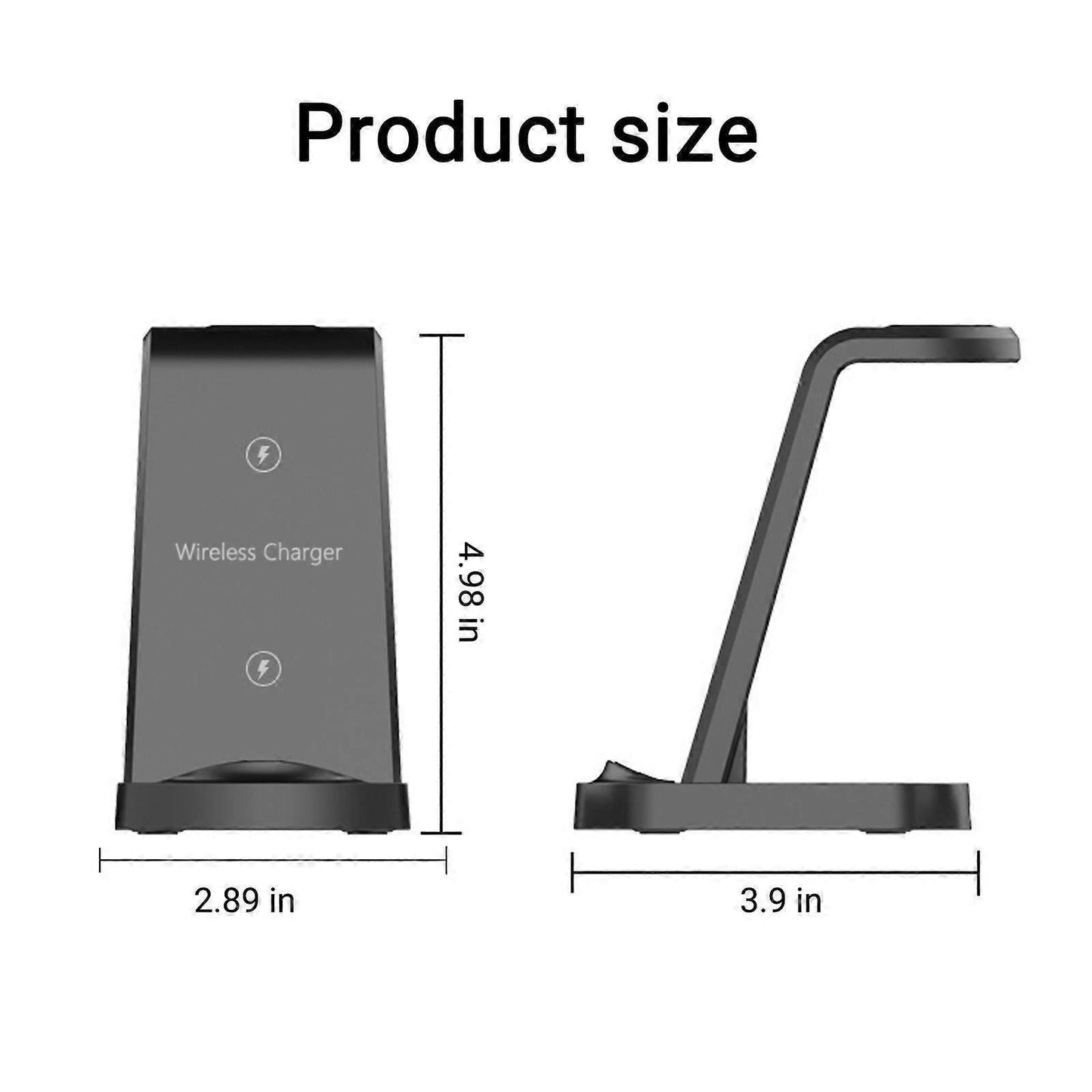 3-in-1 Wireless Charging Station 15W iOS Android | Home & Living