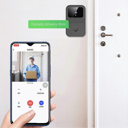 Smart Wireless Video Doorbell Two-Way Audio | HomeAndLiving