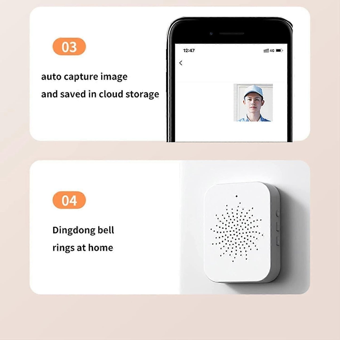 WiFi Video Doorbell Camera 1080p HD | Home & Living