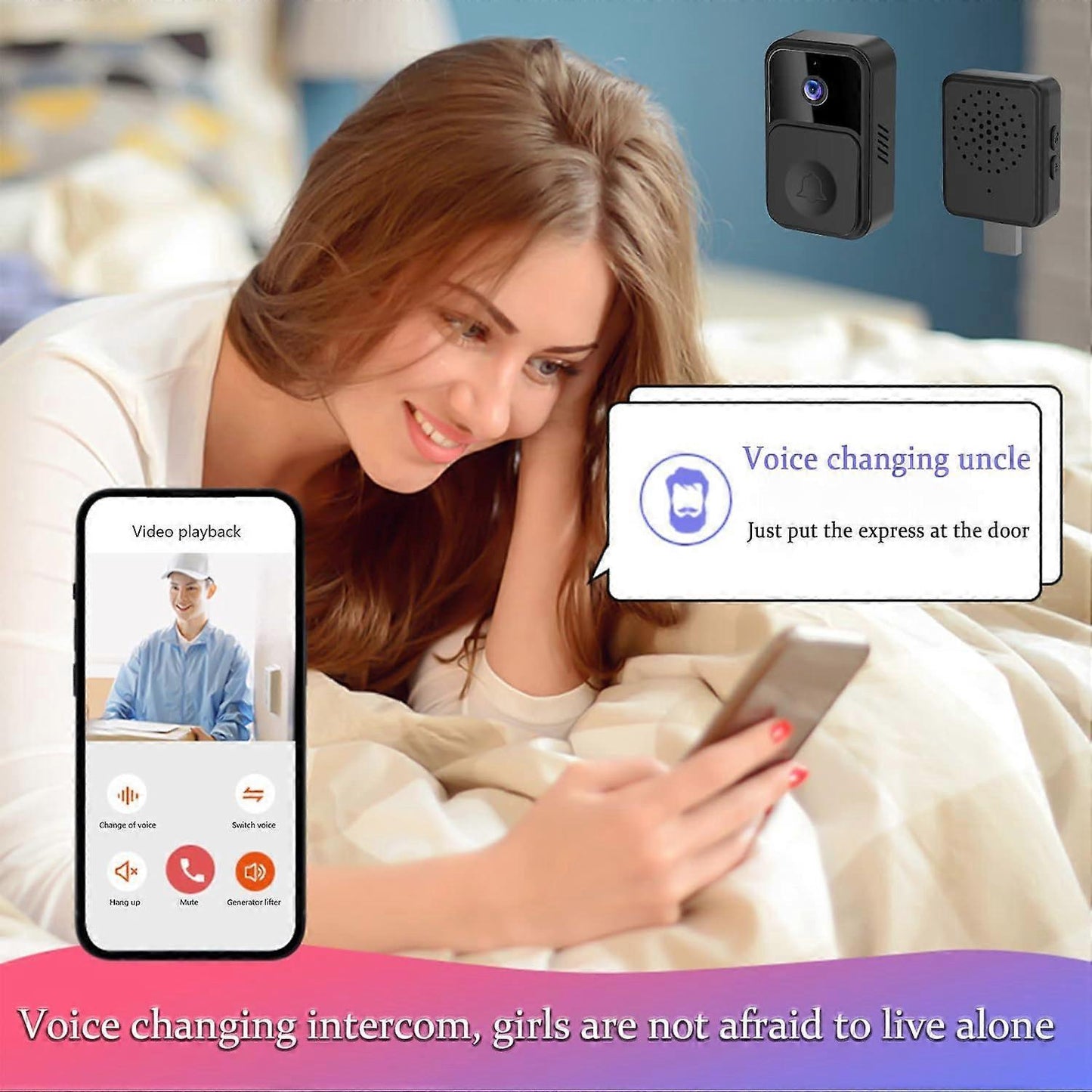 WiFi Video Doorbell Wireless Smart Camera | Home & Living