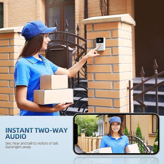 Wireless Video Doorbell Camera Chime 2.4GHz | Home & Living