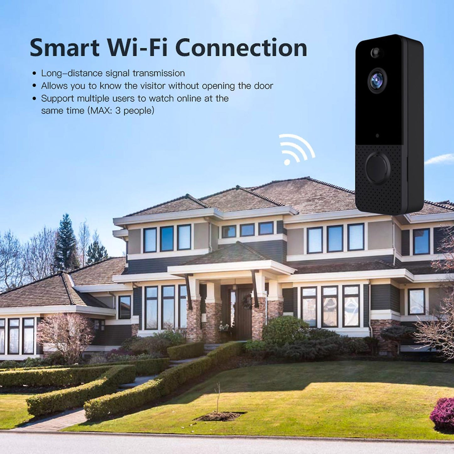 WiFi Video Doorbell Camera Indoor Chime | Home & Living