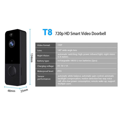 WiFi Video Doorbell Camera Indoor Chime | Home & Living