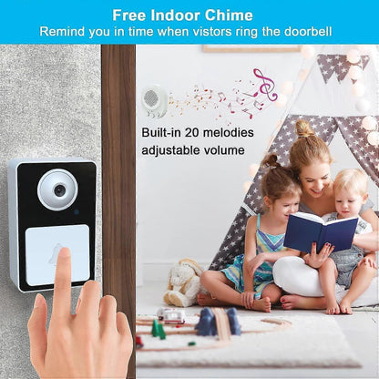 Wireless Video Doorbell Camera Rechargeable | Home & Living