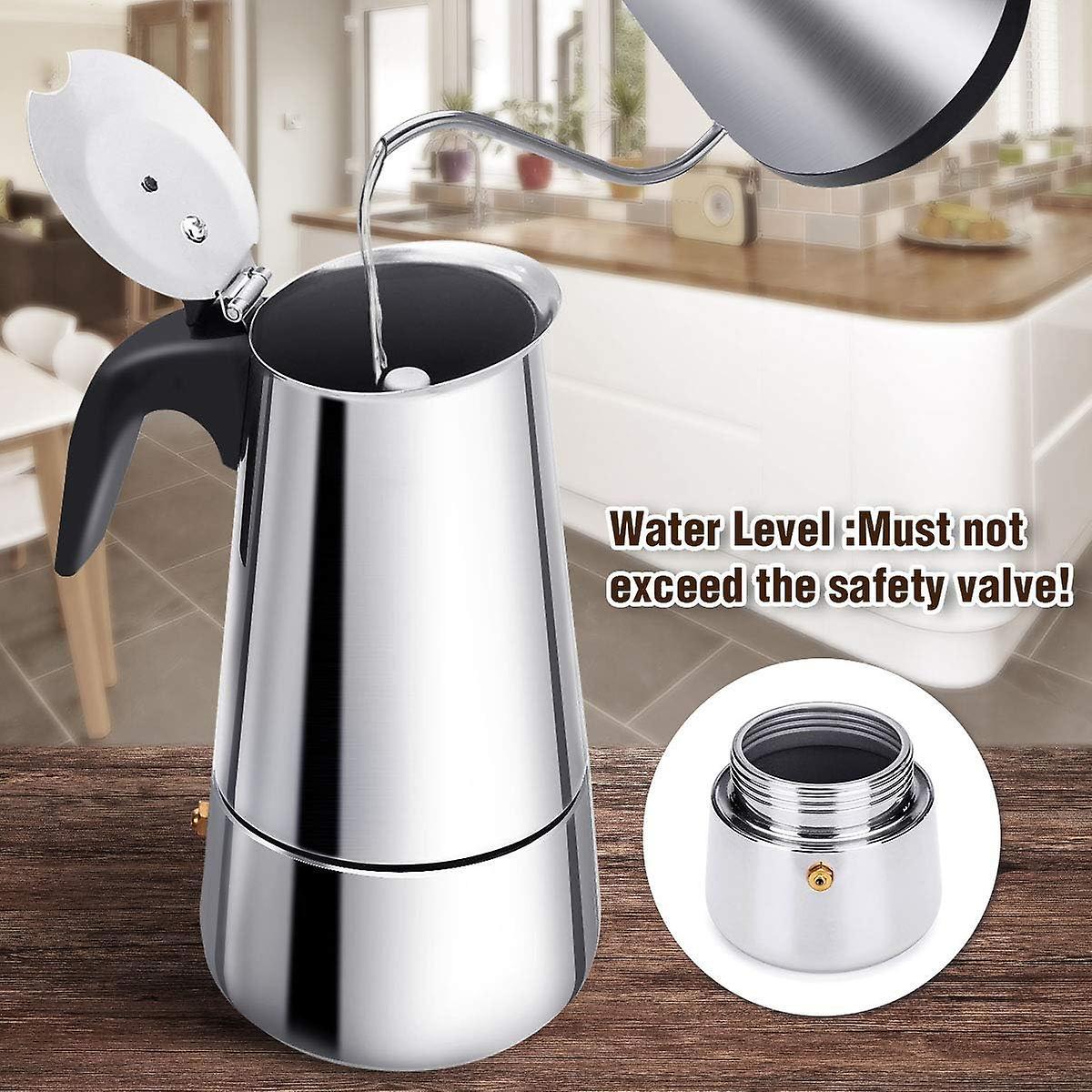 Moka Pot 300ml Espresso Maker Induction | Home & Living