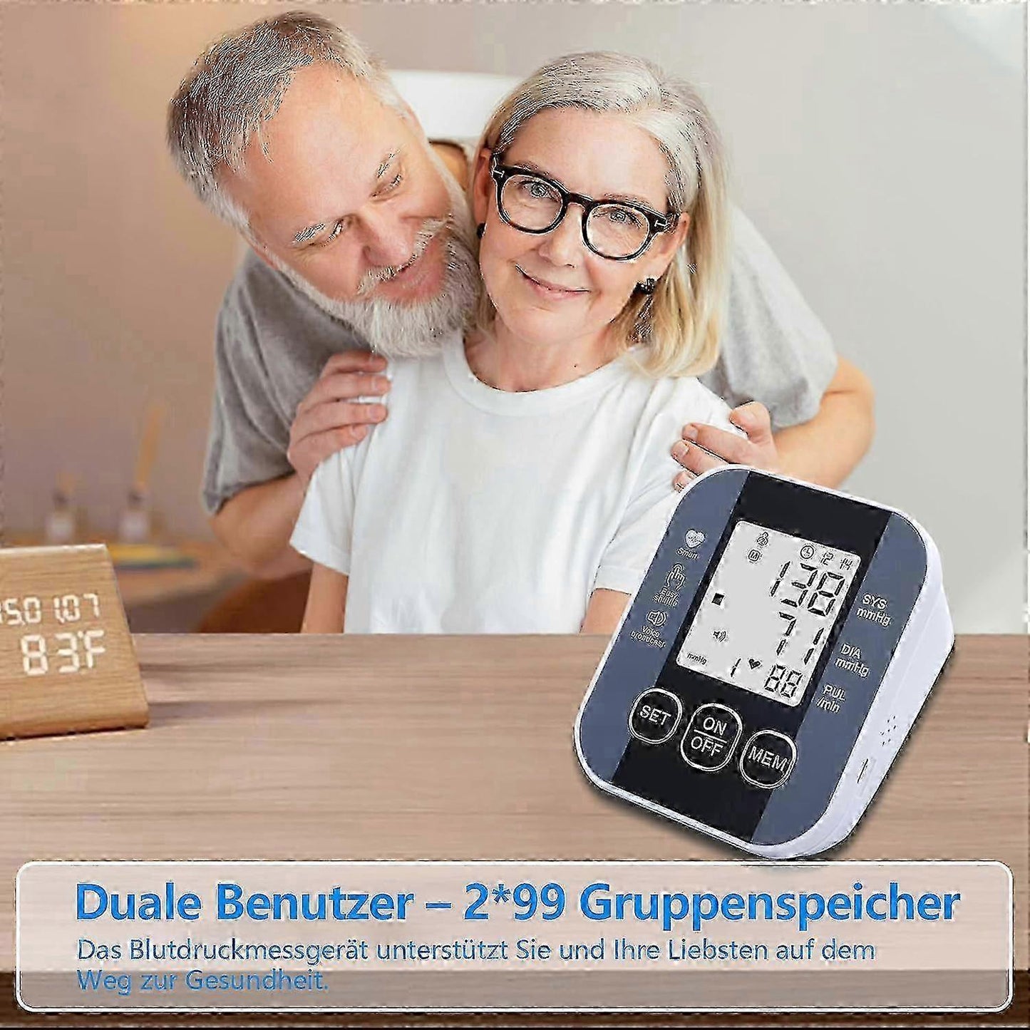Blood Pressure Monitor Upper Arm Large Cuff | Home & Living