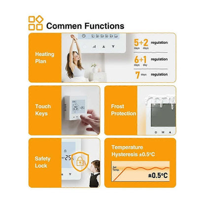 Smart Wireless Thermostat Gas Boiler Programmable | Home & Living
