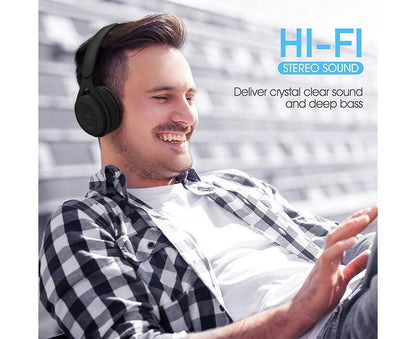 Bluetooth Over Ear Headphones Built-in Mic | Home & Living