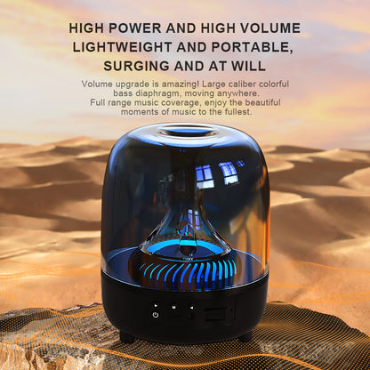 Portable Bluetooth Speaker RGB Ambient Light | HomeAndLiving