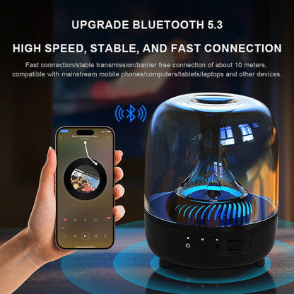 Portable Bluetooth Speaker RGB Ambient Light | HomeAndLiving