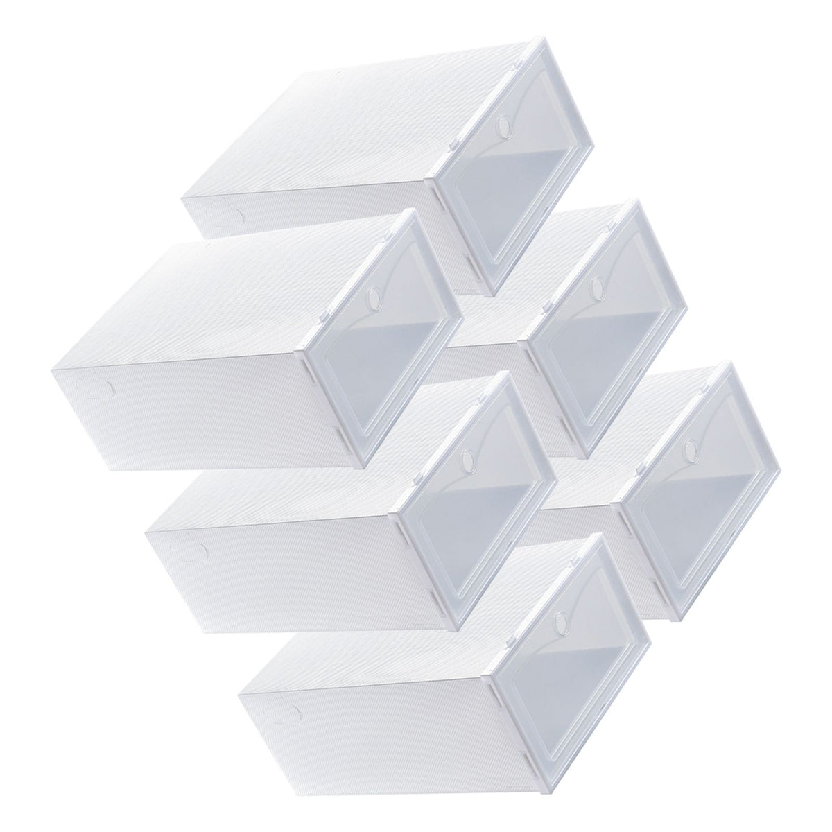 Shoe Storage Box Large White 33x23x13cm