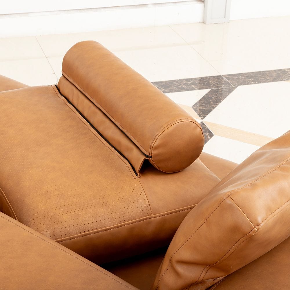 Deep Seated Brown Sofa
