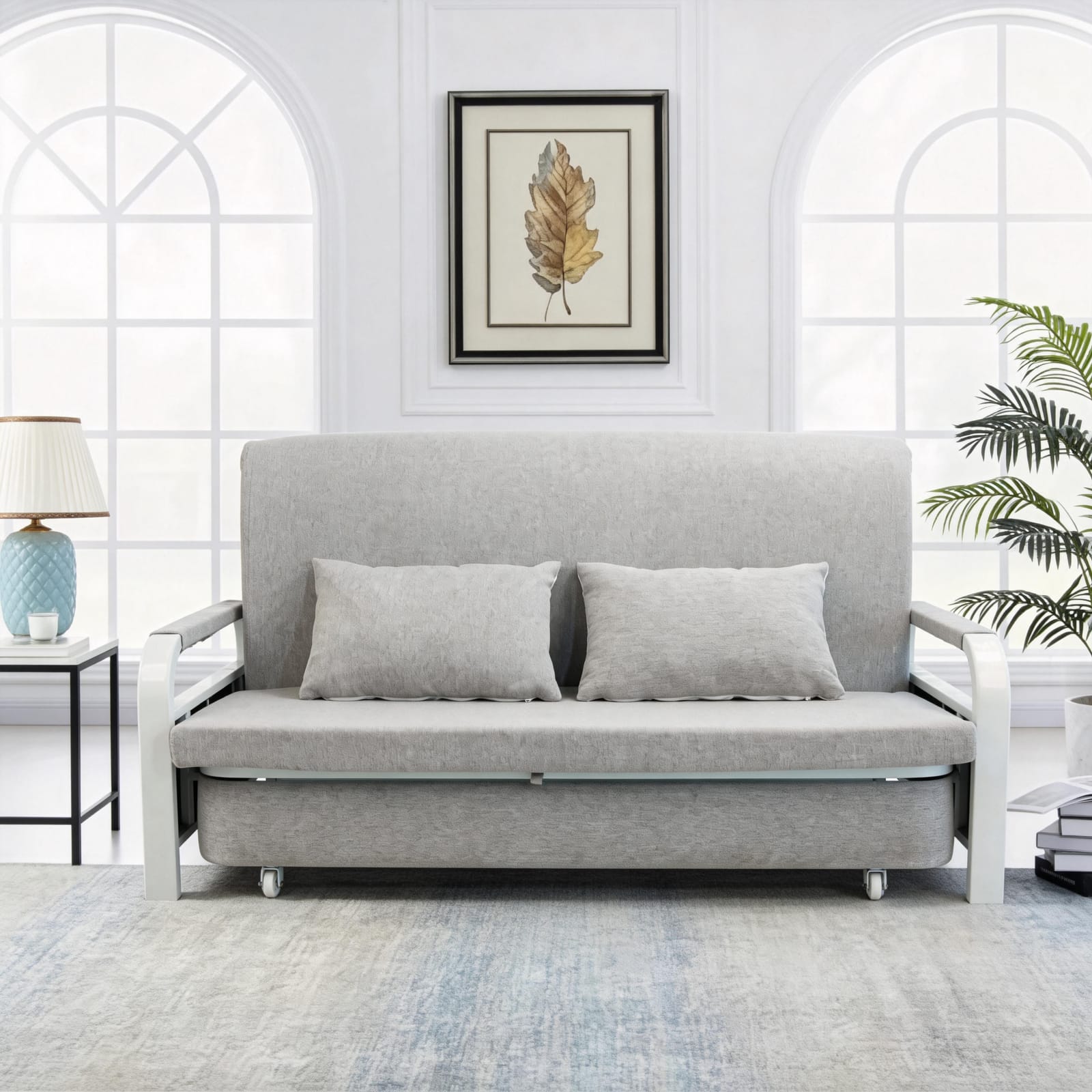 2 In 1 sofa bed, in room setting