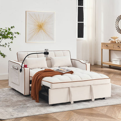 Double Velvet Sofa Bed