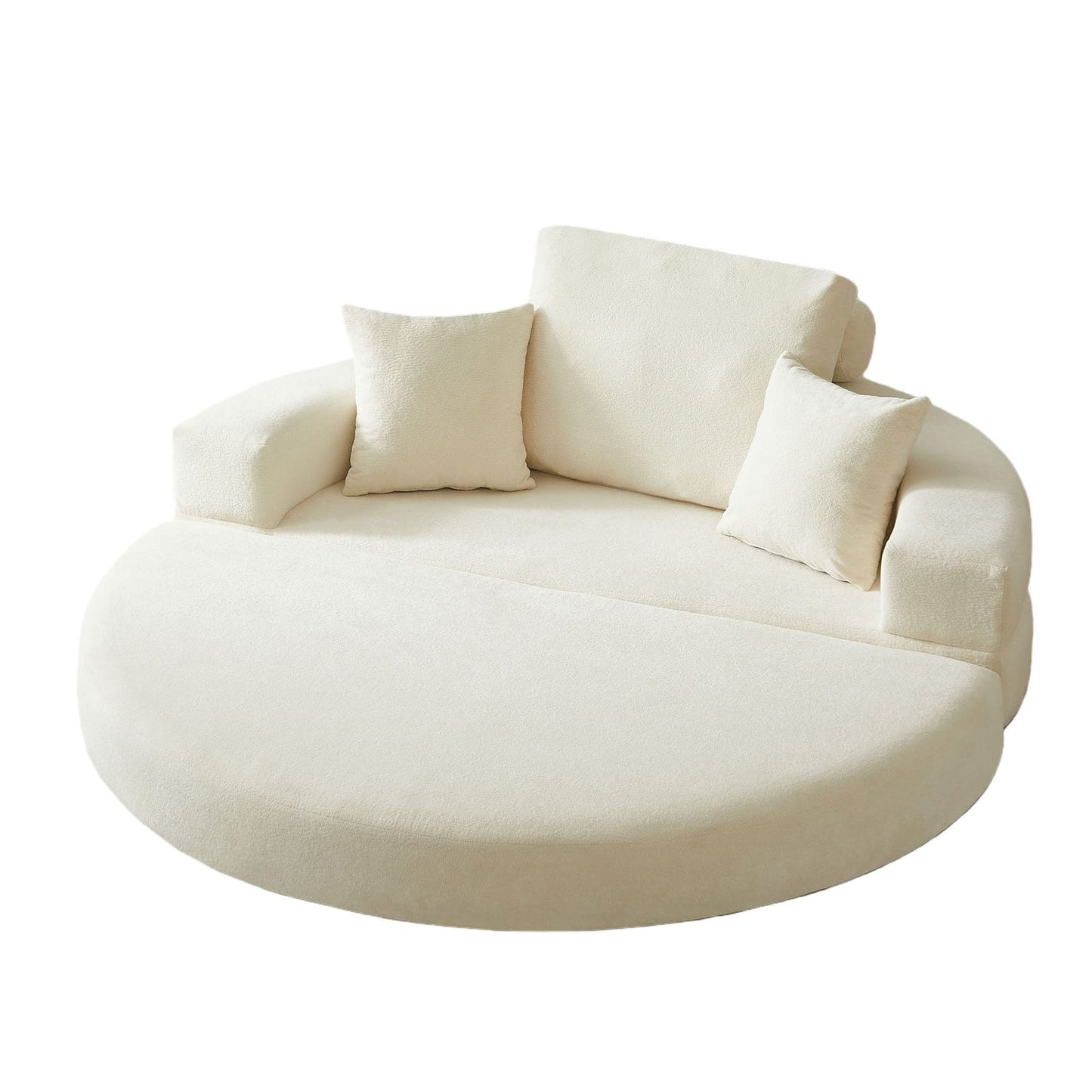 Velvet Sofa Bed Orange
