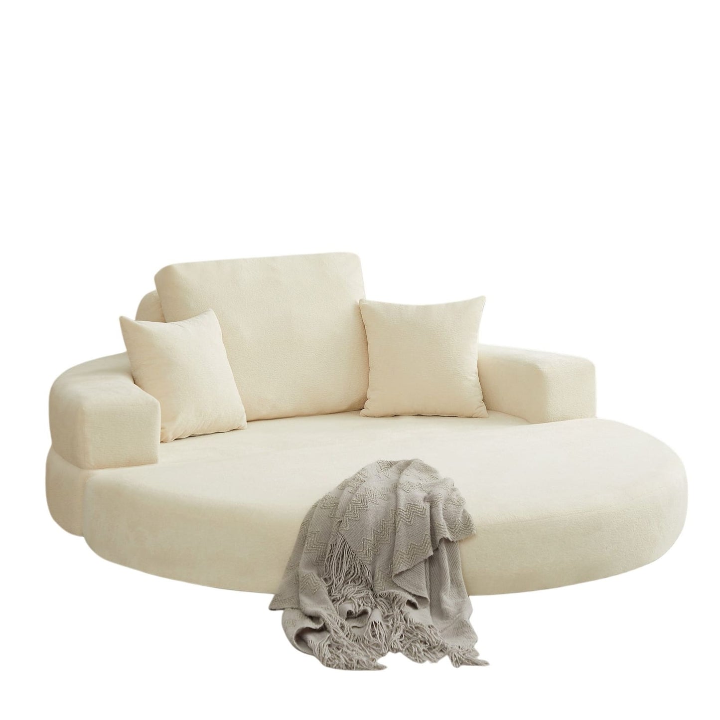 Velvet Sofa Bed Orange