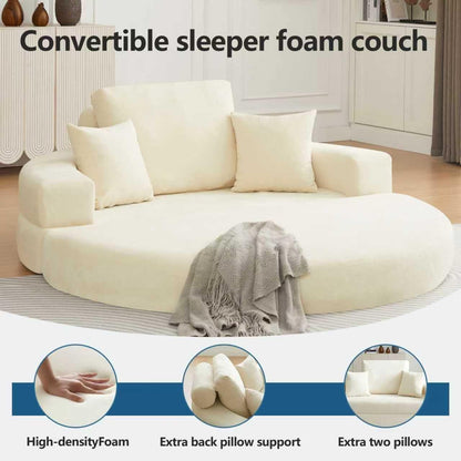 Velvet Sofa Bed Converter