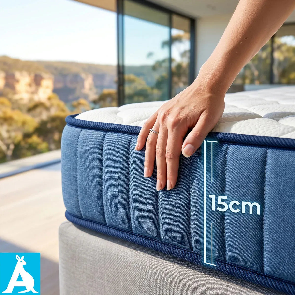 Kids Single Mattress Cool Gel Support 190x91x15cm