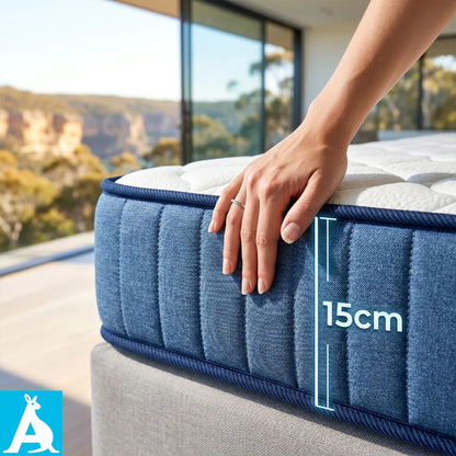 Kids Single Mattress Cool Gel Support 190x91x15cm
