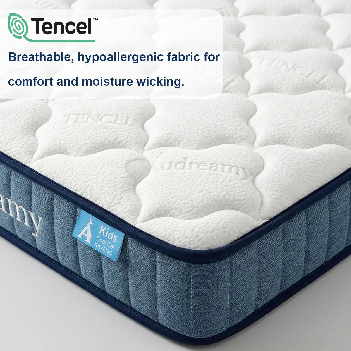Kids Single Mattress Cool Gel Support 190x91x15cm