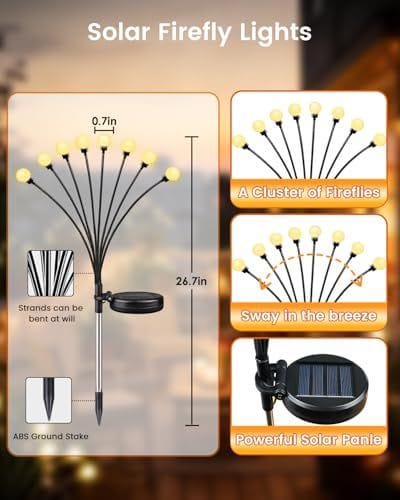 Solar Garden Lights Warm White