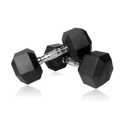 Rubber Hex Dumbbells 2.5kg