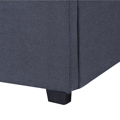 Milano Capri Luxury Gas Lift Bed Frame Base And Headboard With