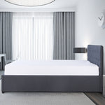 Milano Capri Luxury Gas Lift Bed Frame Base And Headboard With