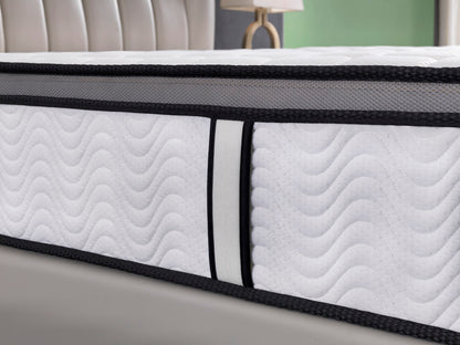 Ergopedic Mattress 5 Zone Latex Pocket Spring Mattress In A Box 30Cm