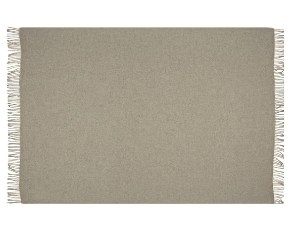 Brighton Throw - 100% Nz Wool - Beige