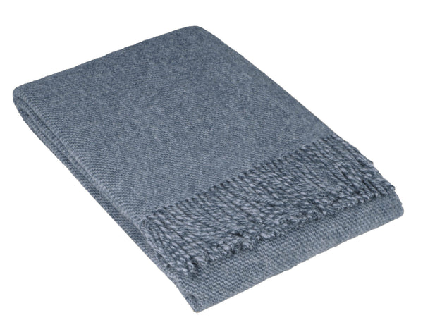  Cambridge Throw,100% Nz Wool Navy/Natural/Mustard/Silver