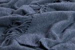 Oxford Throw - Merino Wool Blend - Blush/Ivory/Navy