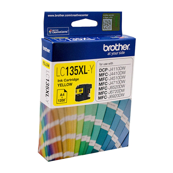  Lc-135Xly Yellow Ink Cartridge- 1200 Pages