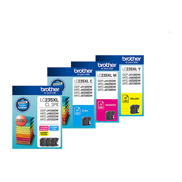 Lc-235Xl Colour Value Pack, 1X Cyan, 1Xmagenta, 1Xyellow