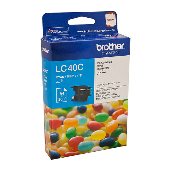  Lc-40C Cyan Ink Cartridge- Up To 300 Pages
