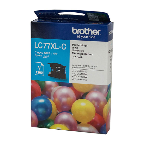  Lc-77Xlc Cyan Super High Yield Ink Cartridge- Up To 1200 Pages