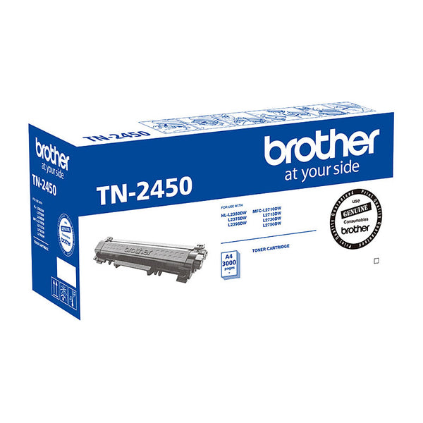  Tn-2450 Mono Laser Toner- Standard,  Up To 3,000 Pages