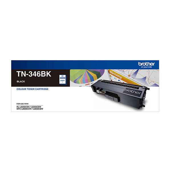  Tn-346Bk High Yield Black Toner - 4000 Pages