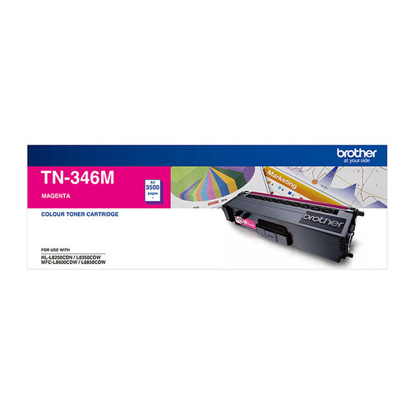  Tn-346M Colour Laser Toner- High Yield Magenta- 3500 Pages