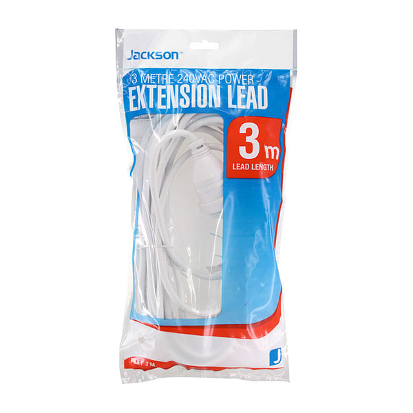 JACKSON Ext Lead 3m White