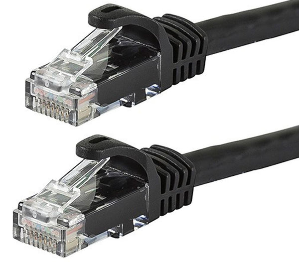  Cat6 Cable 3M - Black Premium Rj45 Ethernet Patch Cord