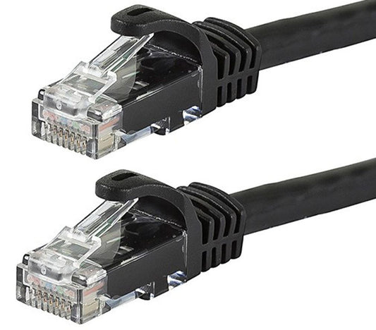 Cat6 Cable 5M - Black Premium Rj45 Ethernet Patch Cord