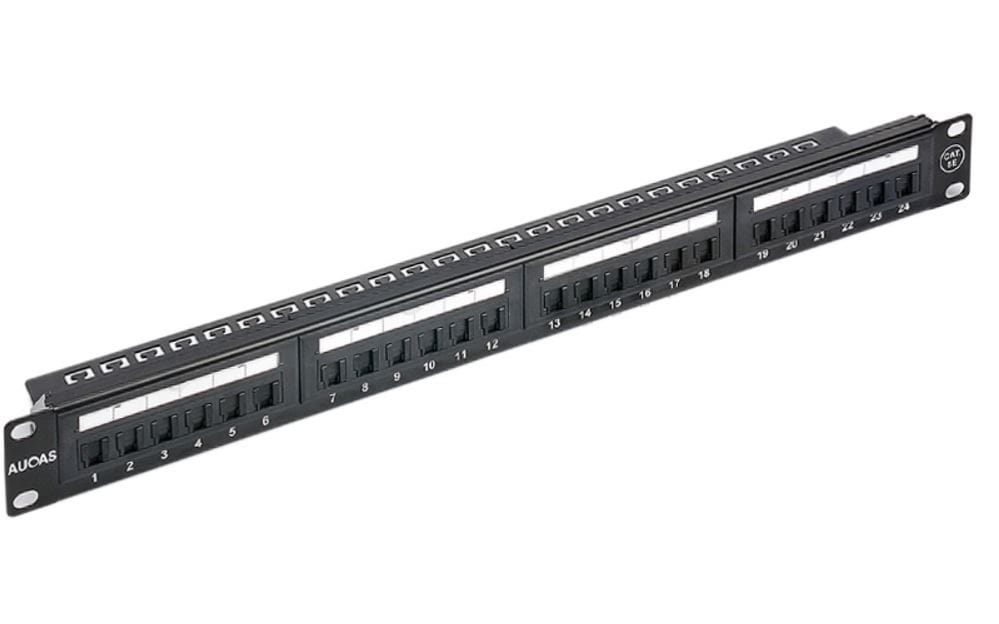 Patch Panel 24 Port Black
