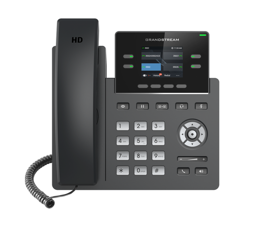 4 Line Ip Phone: Hd Audio, Colour Screen, Powerable Via Poe