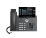 6 Line Ip Phone: Hd Audio, Colour Screen, Bluetooth+Wifi, Powerable Via Poe