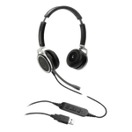 Premium Dual Ear Usb Headset: Hd Audio, Noise Canceling Mic, Busy Light
