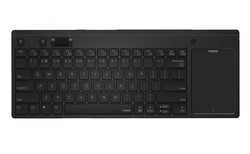 Wireless Keyboard With Touchpad & Media Keys (2.4Ghz, Range Up To 10M)
